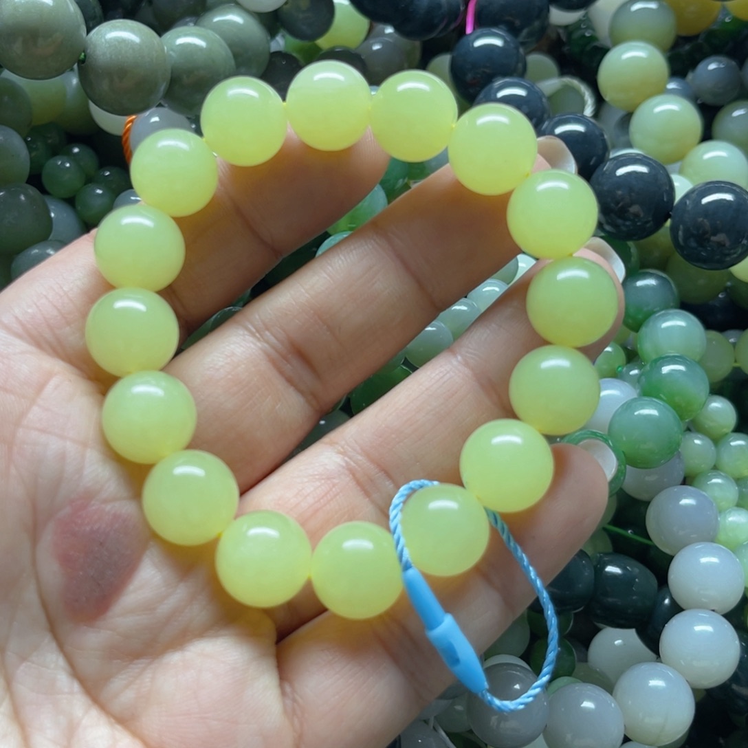 和田玉手链未镶嵌