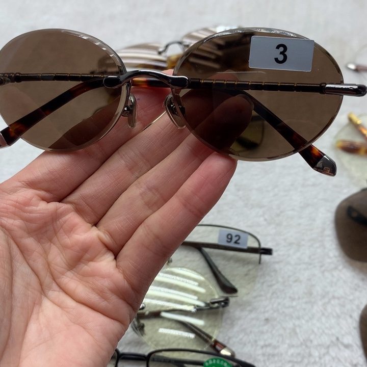 茶水晶鸡蛋圆眼镜3