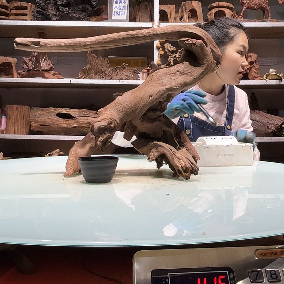 紫砂紫柚沉木把****己2661金丝红木