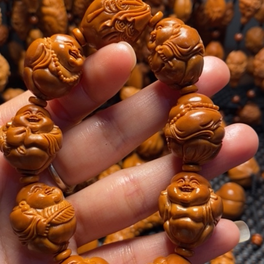 橄榄核吊坠八大弥勒