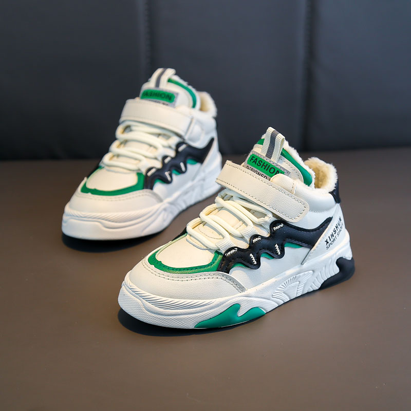 儿童棉鞋童鞋男童鞋子女童加绒加厚保暖二棉鞋运动鞋冬季新款30