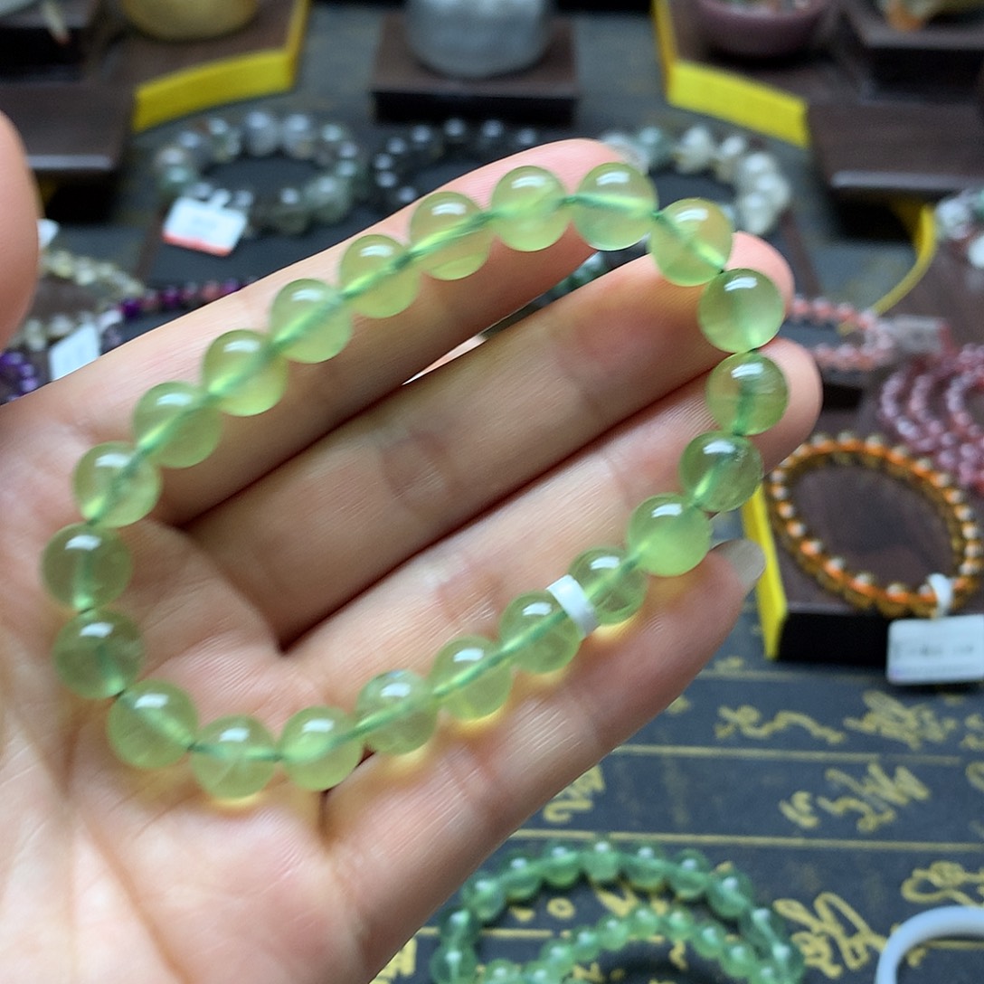 葡萄石未镶嵌手链手链