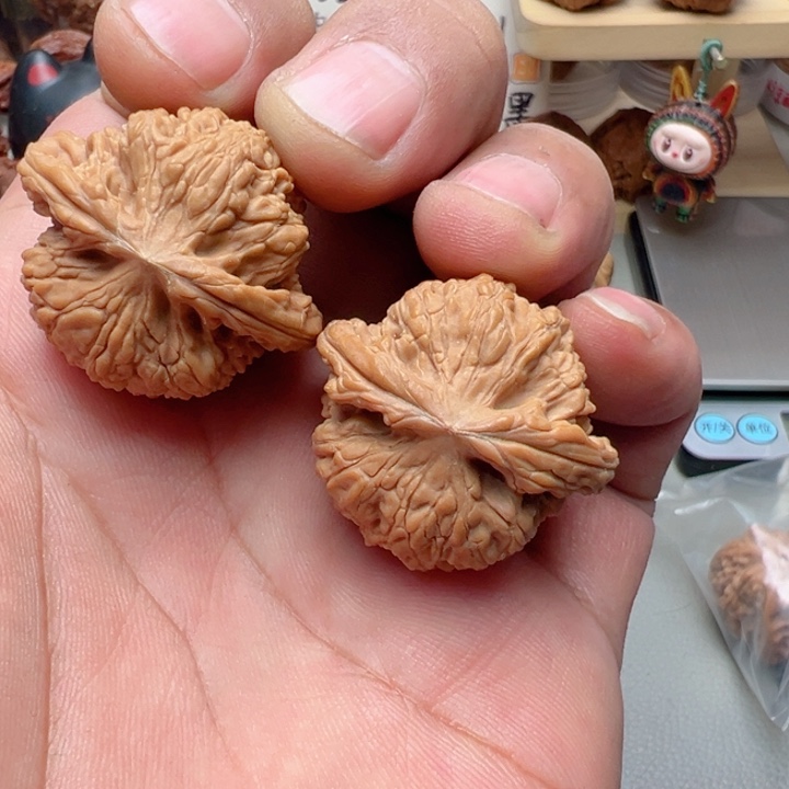 文玩核桃吊坠34尺全品磨盘