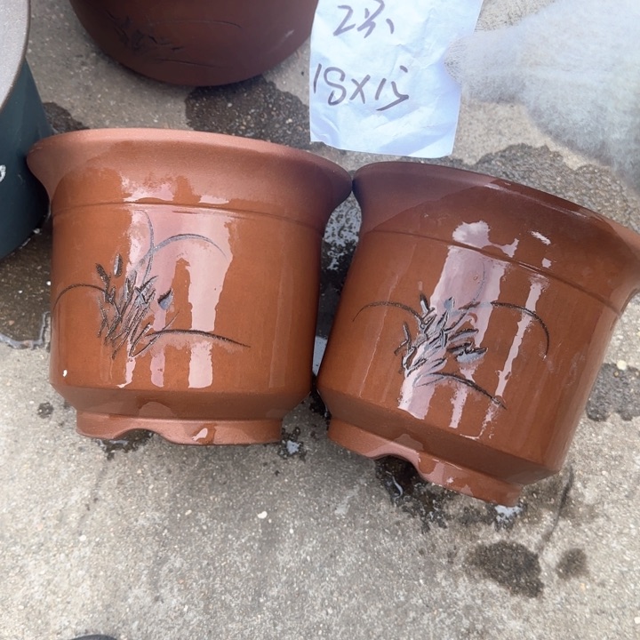 紫砂花盆特价清仓
