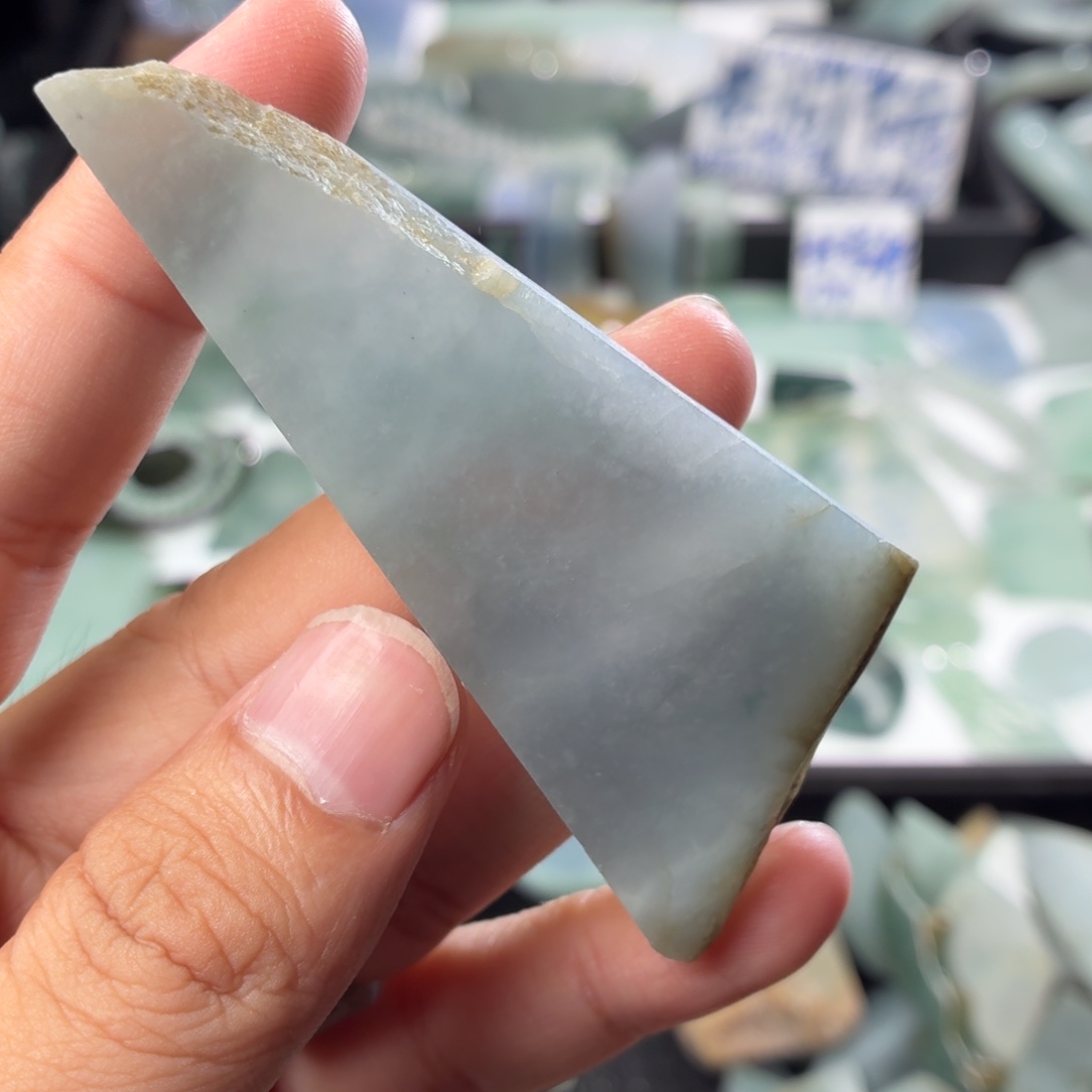 定制翡翠未镶嵌天然缅甸翡翠a货高糯化打底片料山水