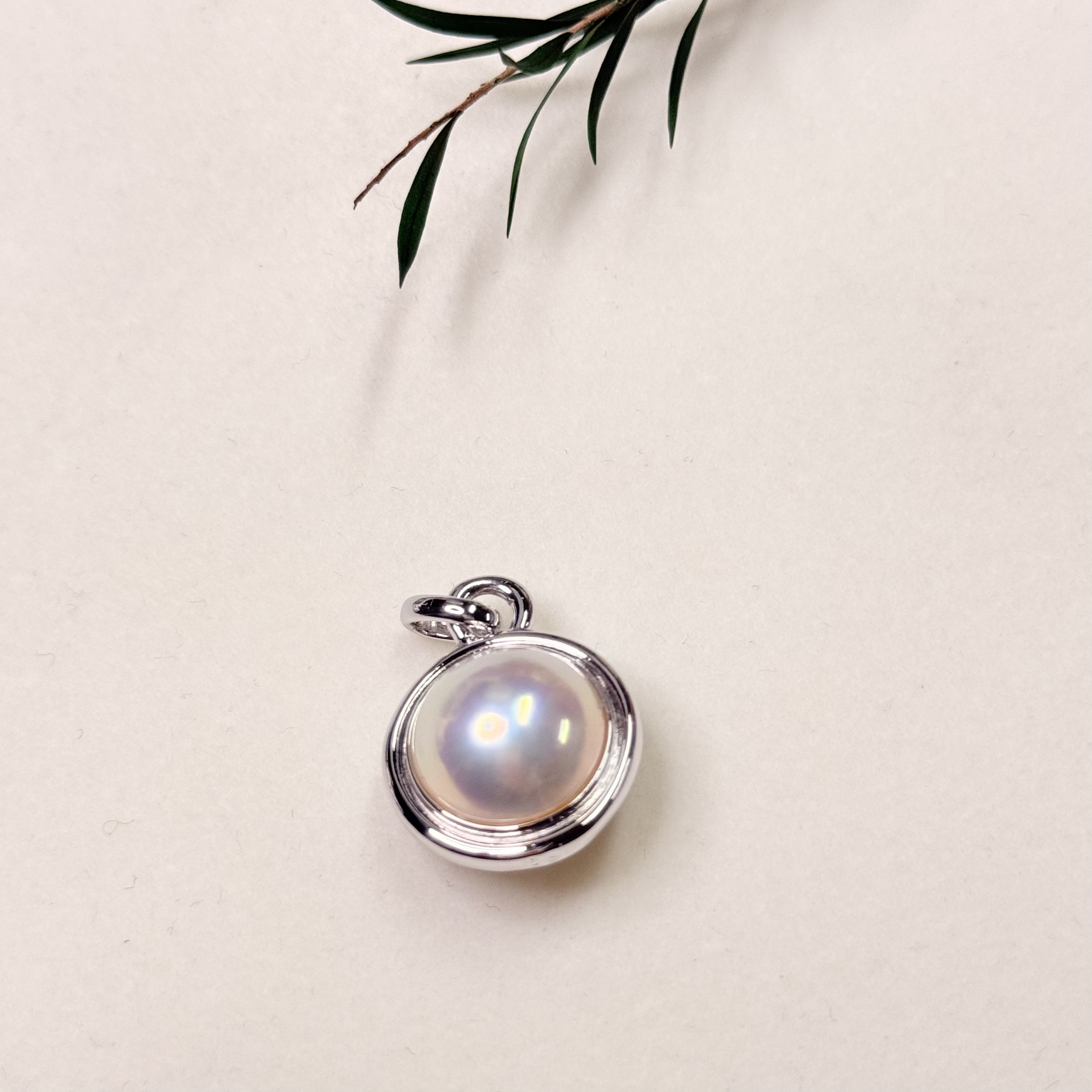 【六六中古】孤品百搭天然马贝珠吊坠fa398珠子13.4