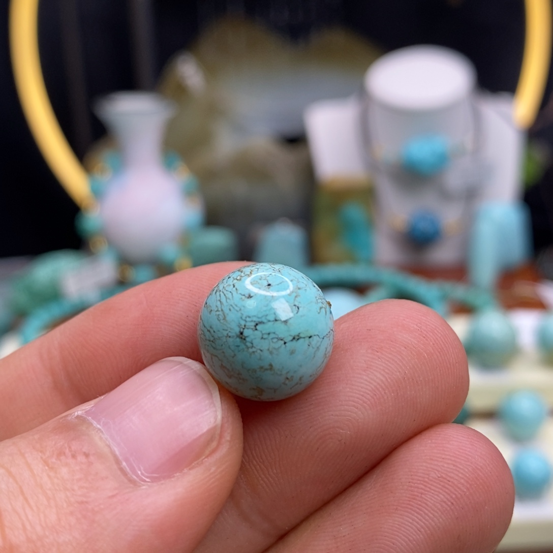 绿松石未镶嵌珠宝奇石14.4