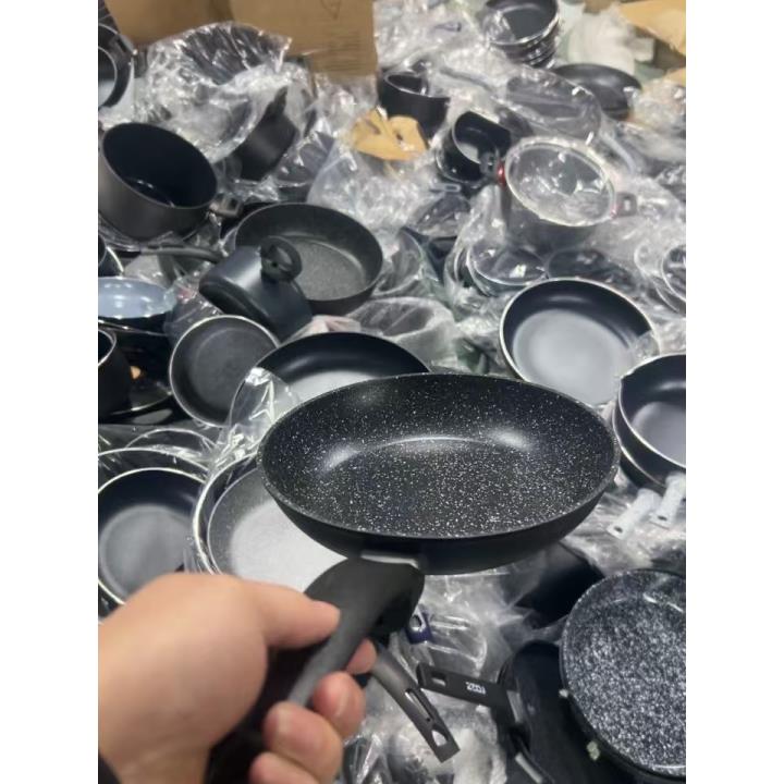 A15-2炒锅煎锅不粘锅口径20高度4 外贸尾货部分微瑕，介意勿拍