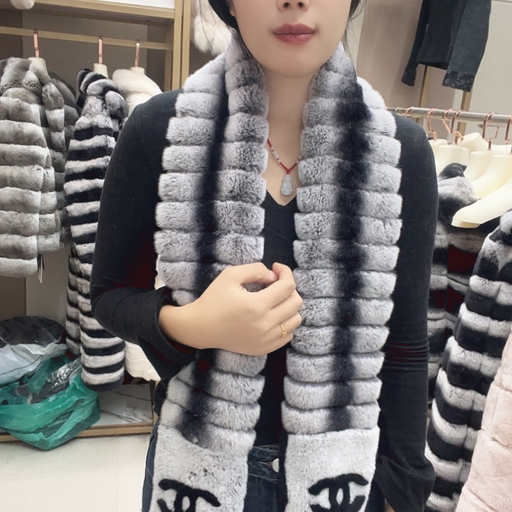 美丽诺羊毛龙猫色带标一米半围巾