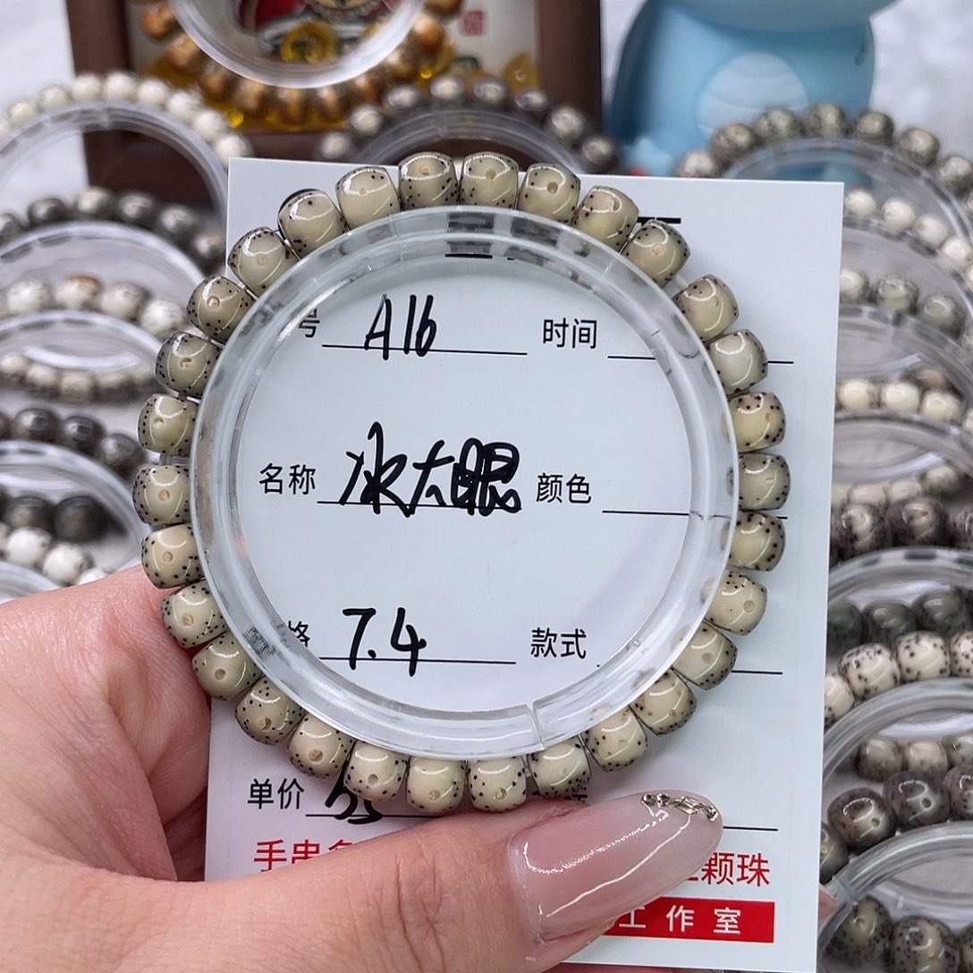 星月菩提手串16冰大眼