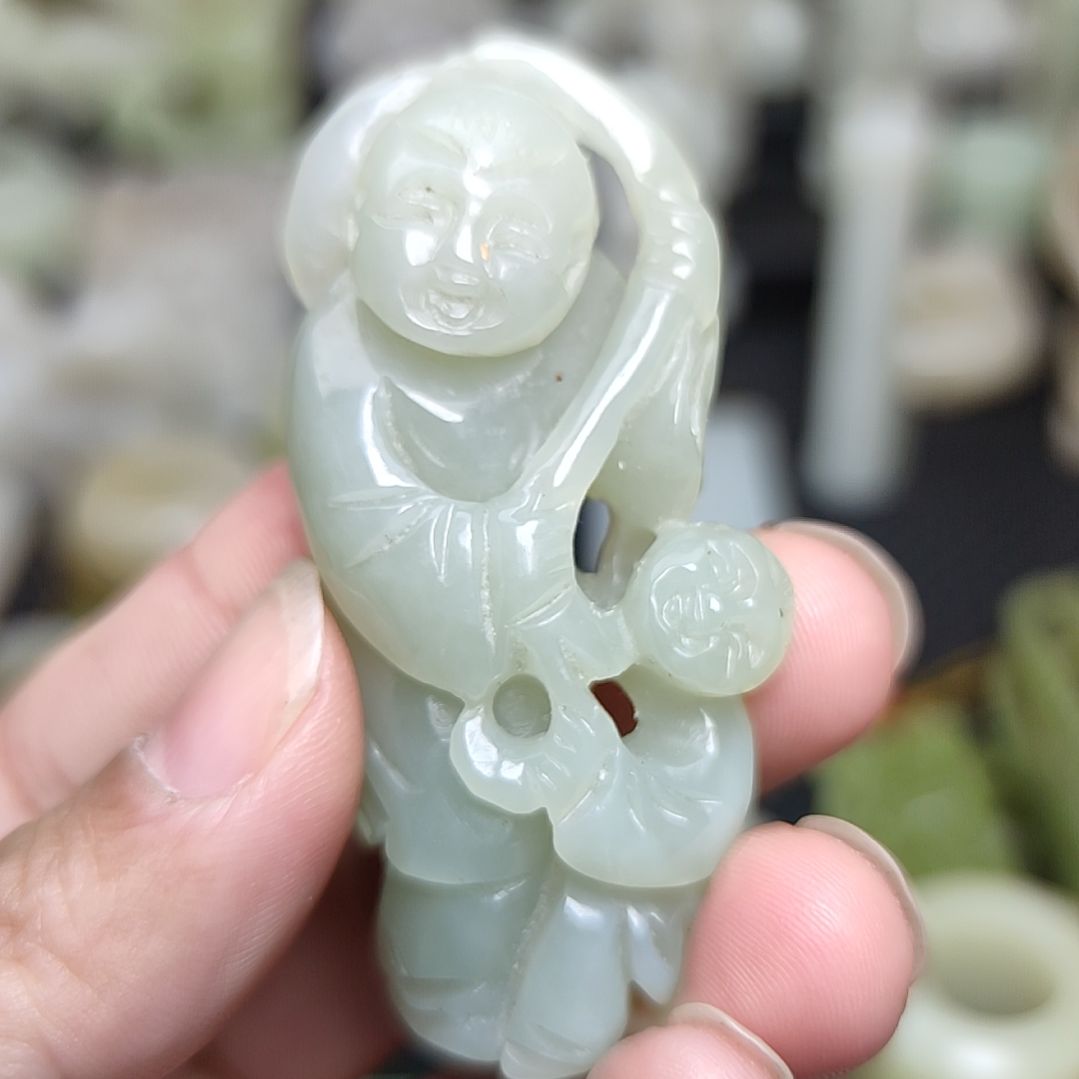 和田玉挂件未镶嵌