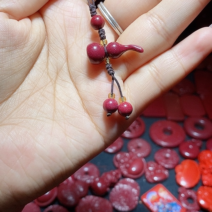 玛瑙/玉髓朱砂合金