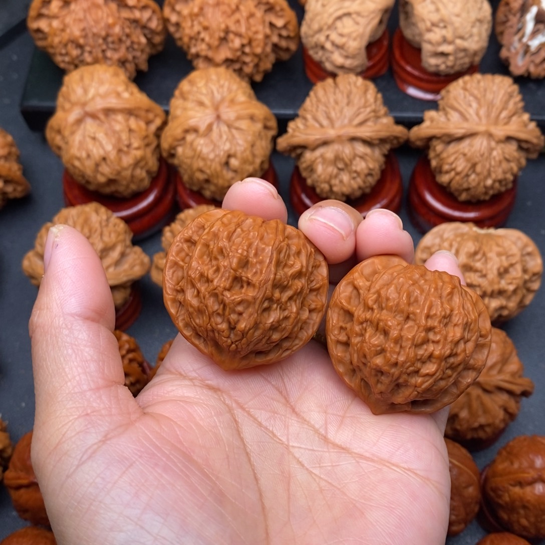 文玩核桃把件38公子帽