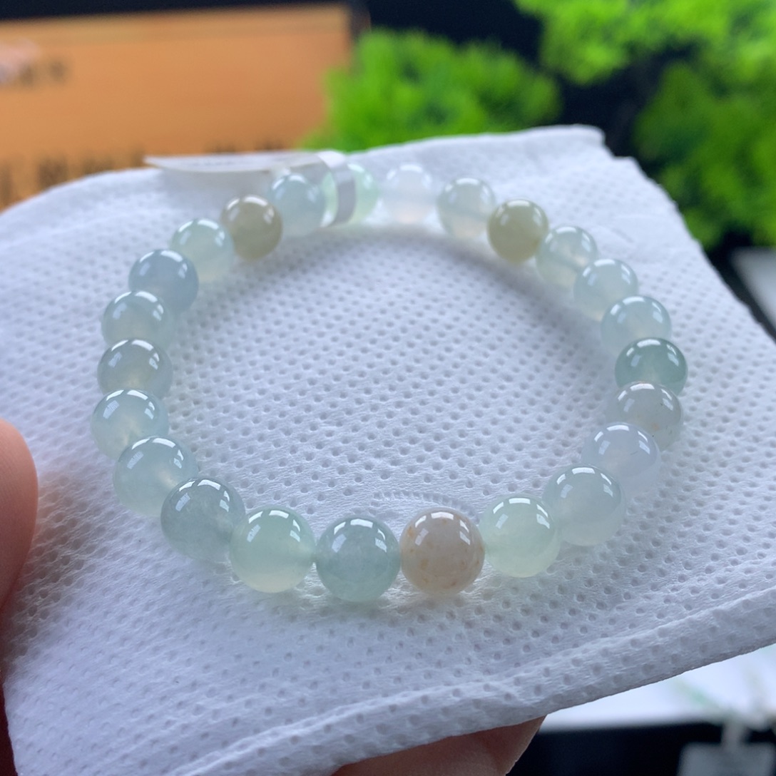 翡翠未镶嵌手链卡8