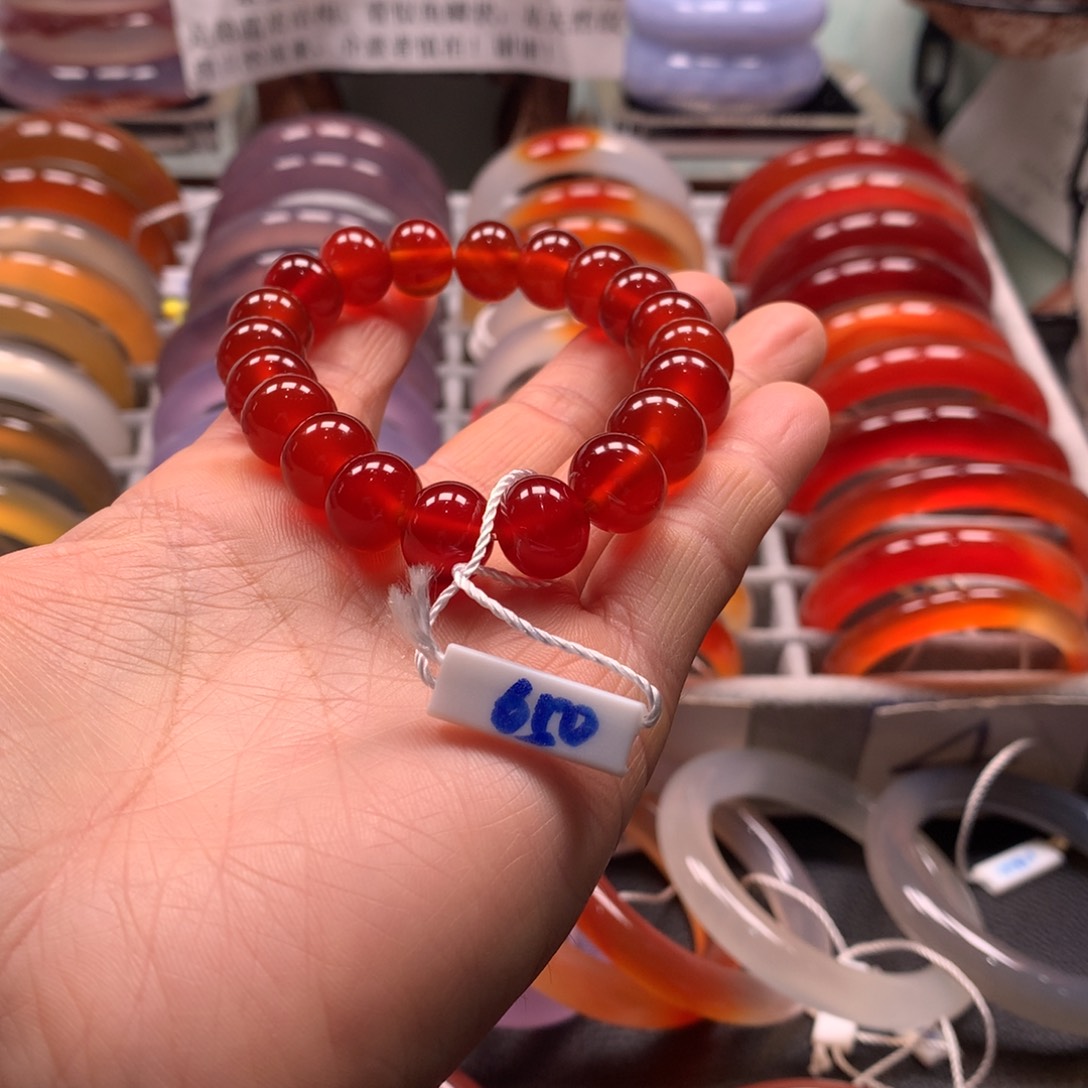 玛瑙/玉髓手链未镶嵌