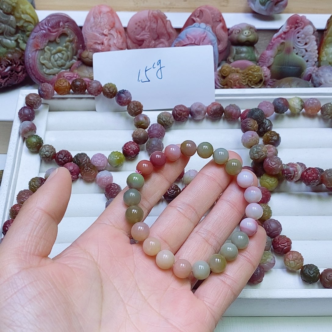 玛瑙/玉髓盐源玛瑙手串未镶嵌