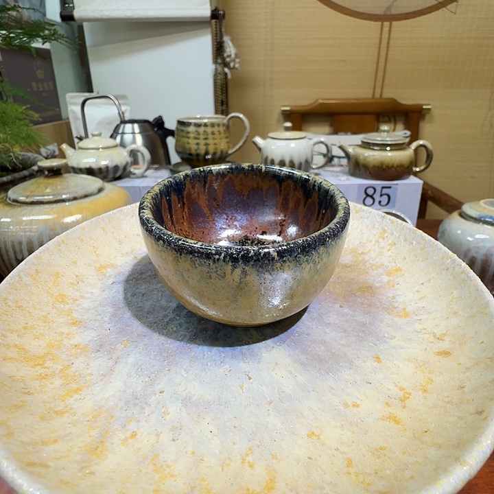 鬼***爺建水紫陶紫泥柴烧杯