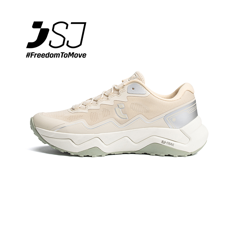 SJ TRAIL网面男女春夏越野跑鞋 户外轻量防滑缓震透气运动跑步鞋