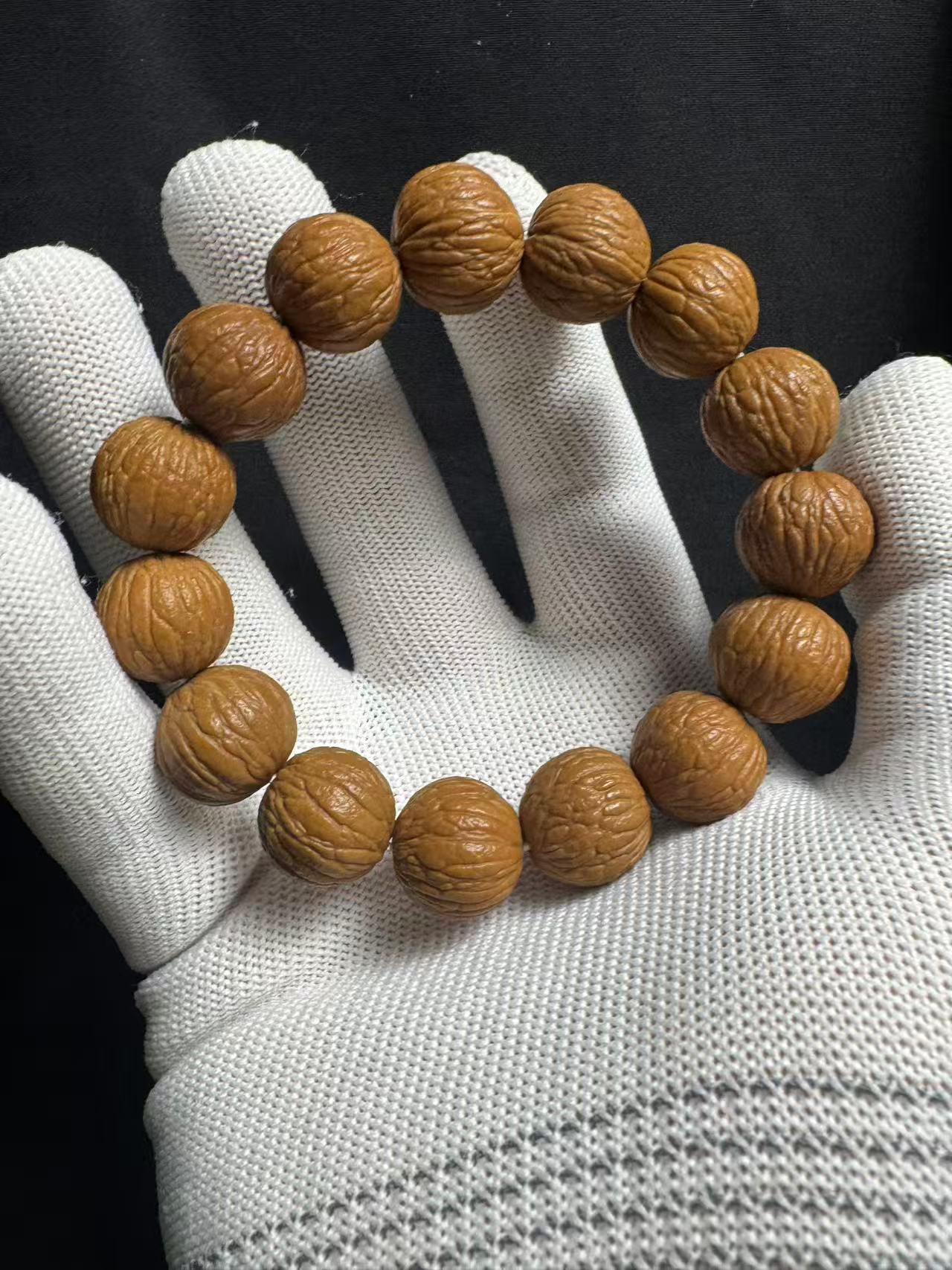 原皮原色猴头手串