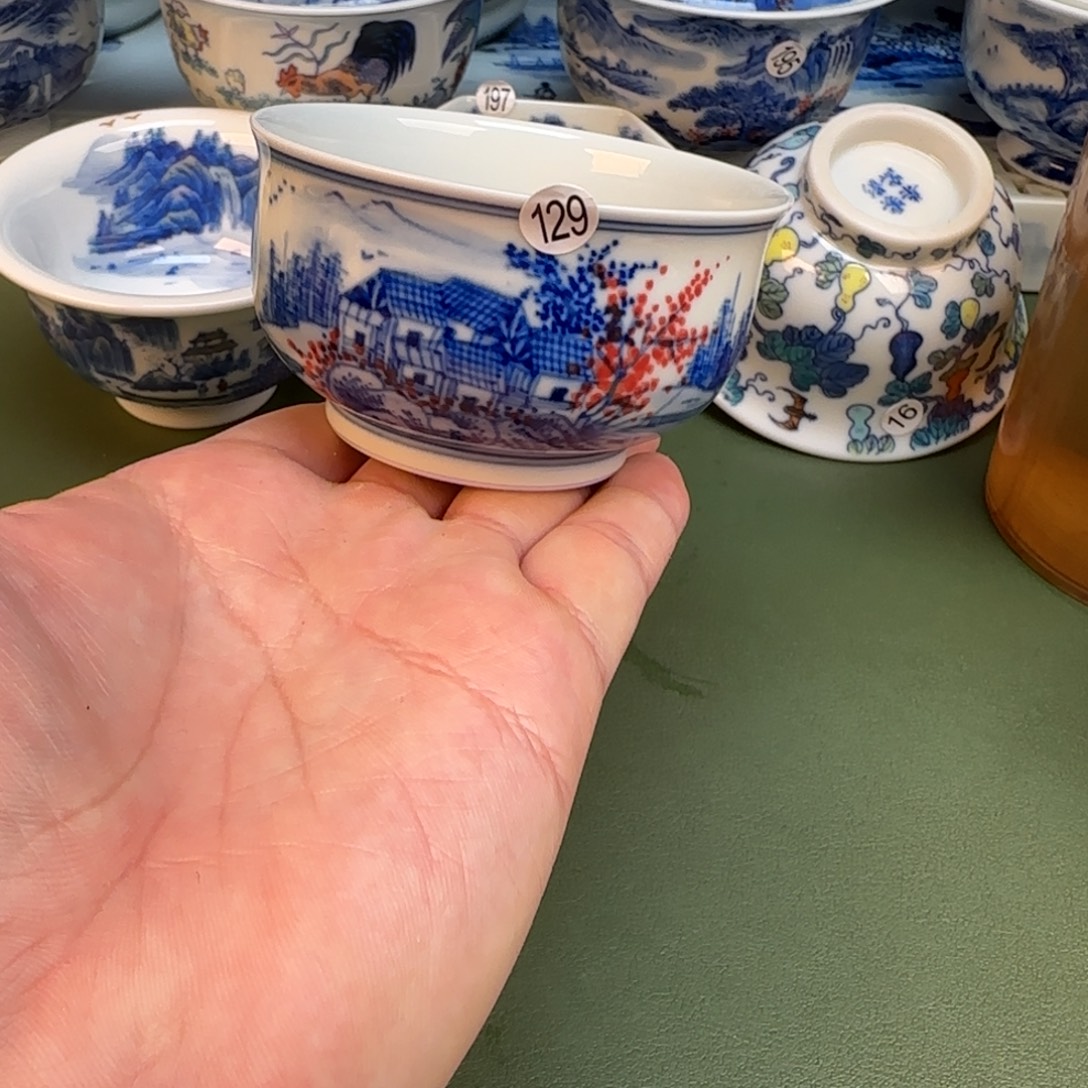 彦祖纯手工手绘茶具129