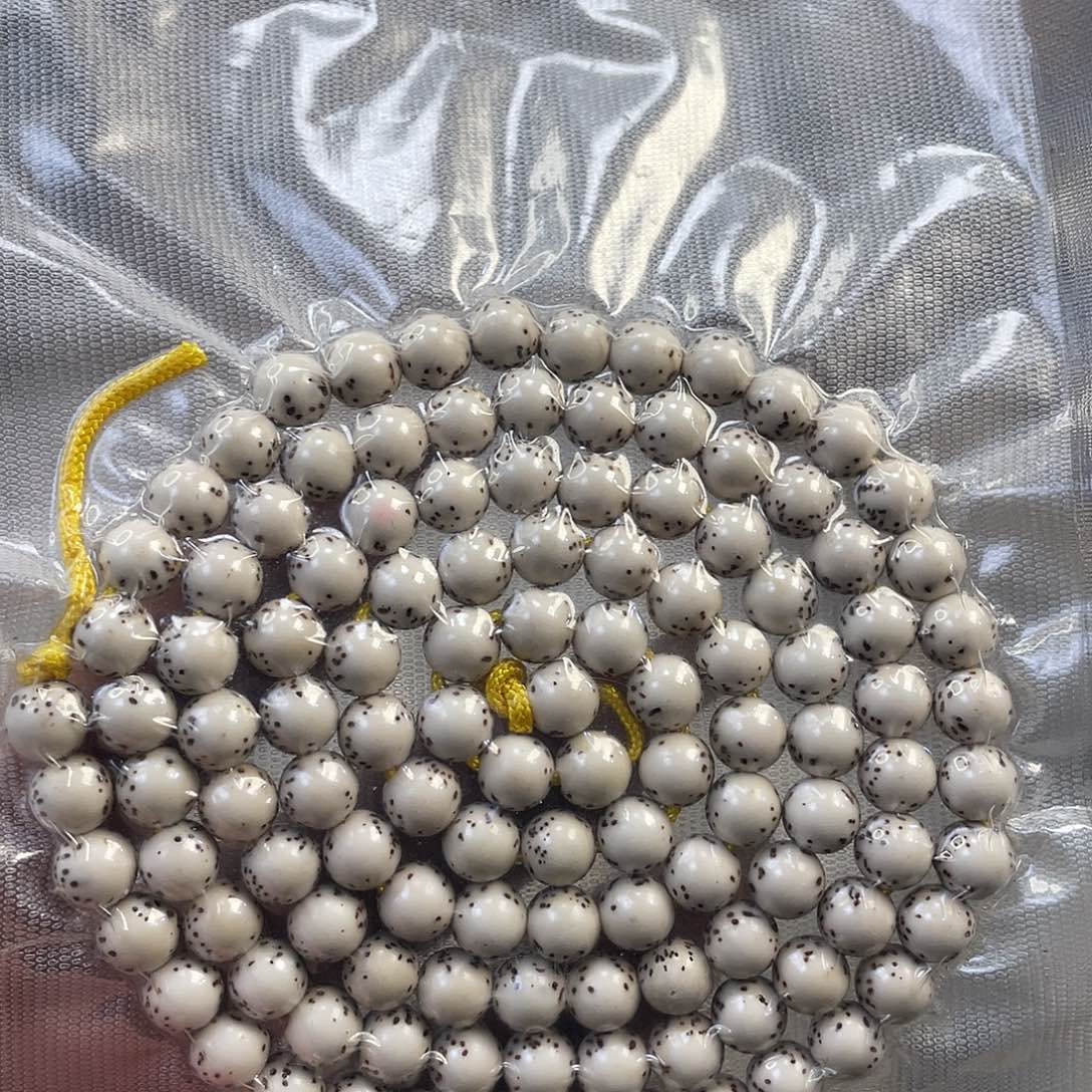 星月菩提吊坠原生态大留白圆珠尺寸7