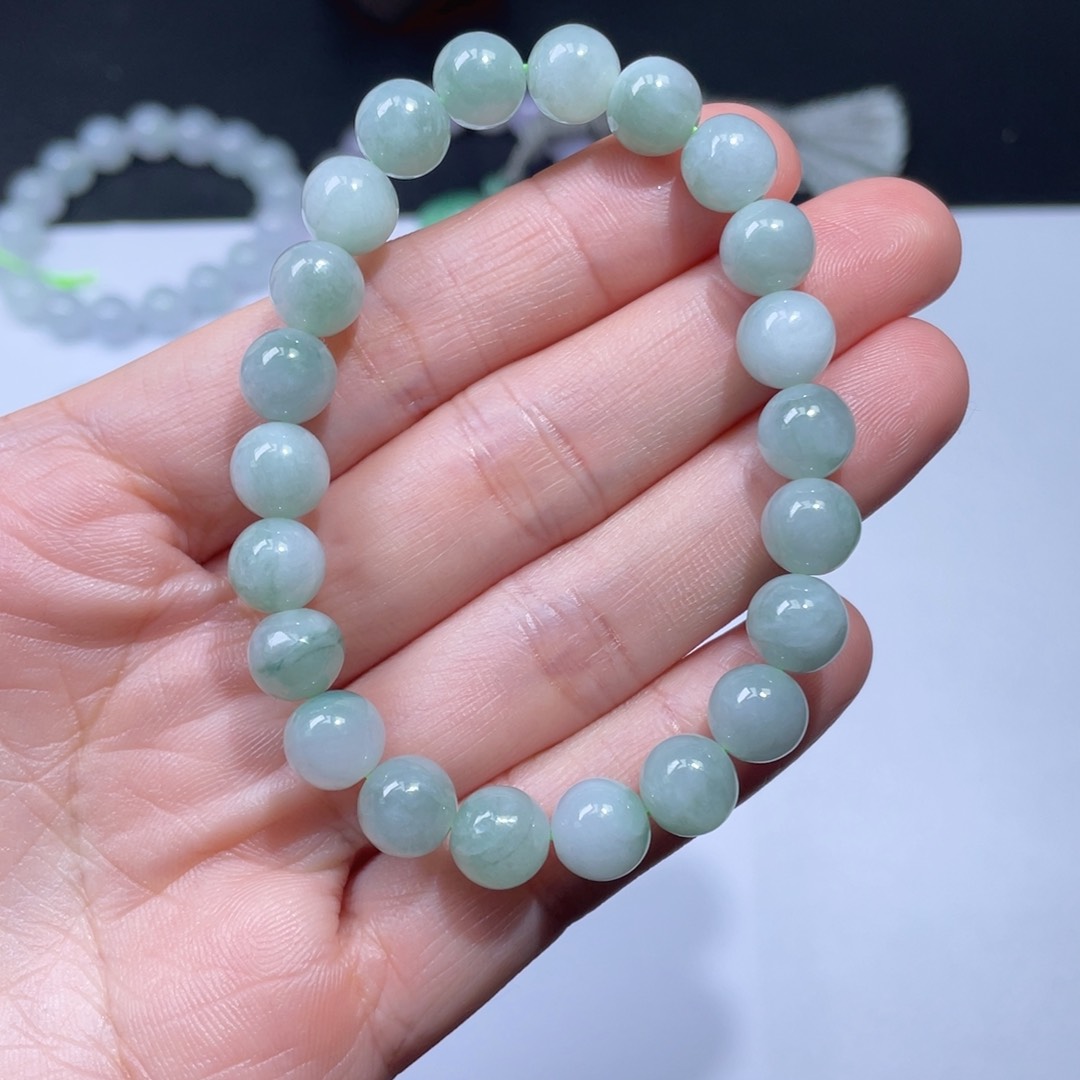 翡翠手链未镶嵌手串