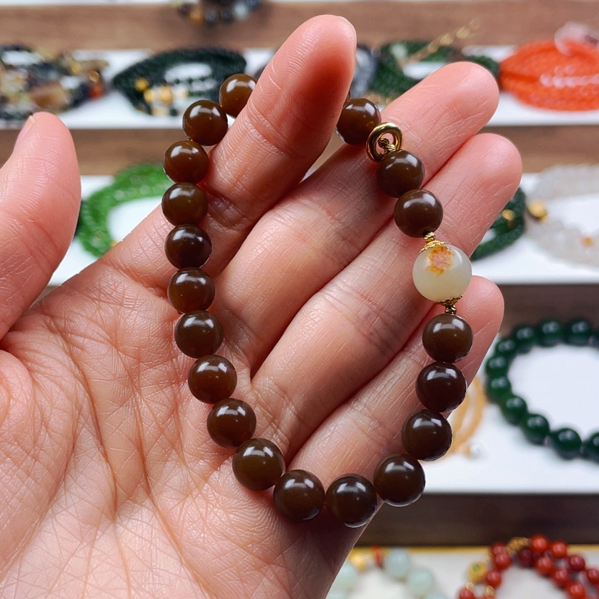 【闪购商品】和田玉手串未镶嵌