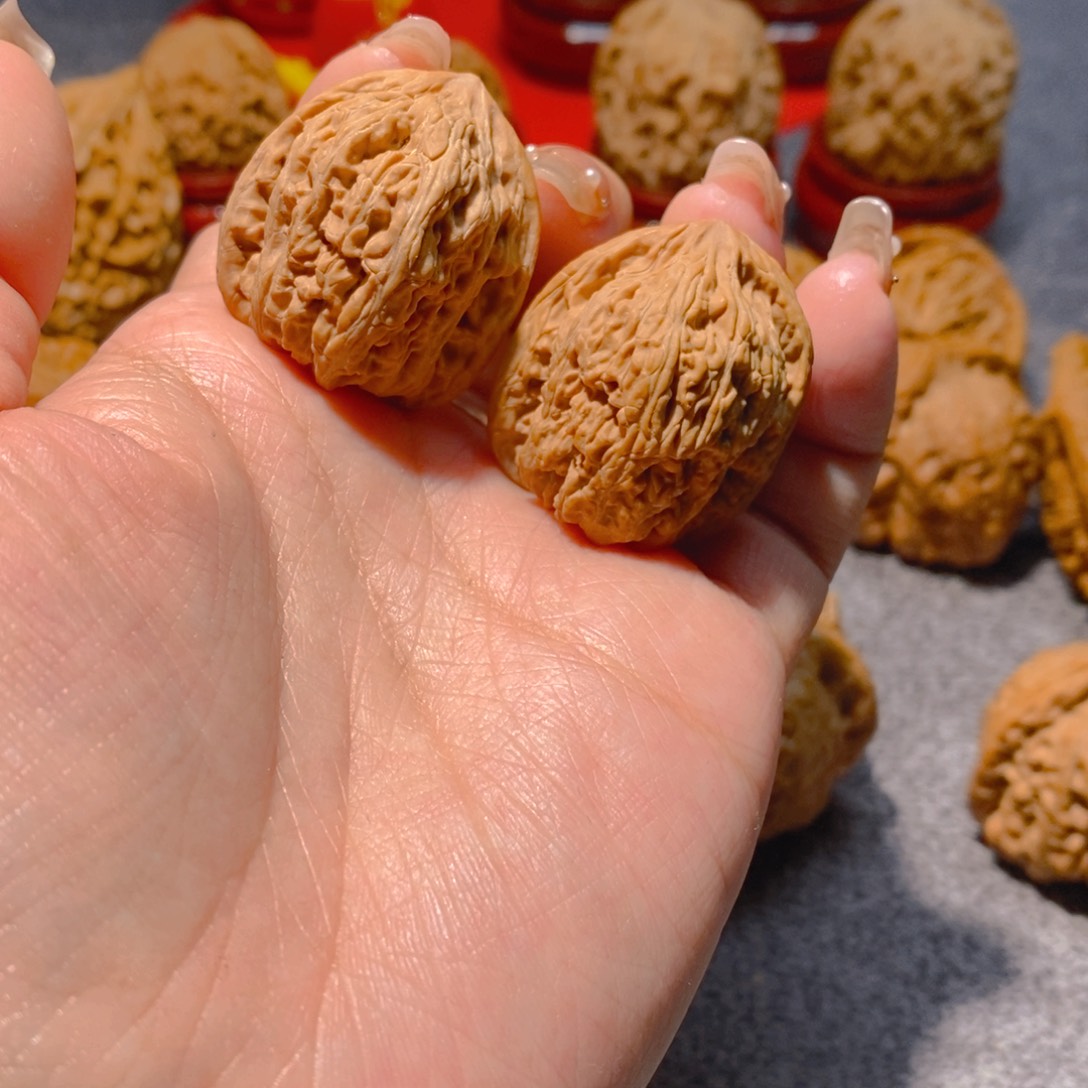 文玩核桃吊坠密纹手捻29