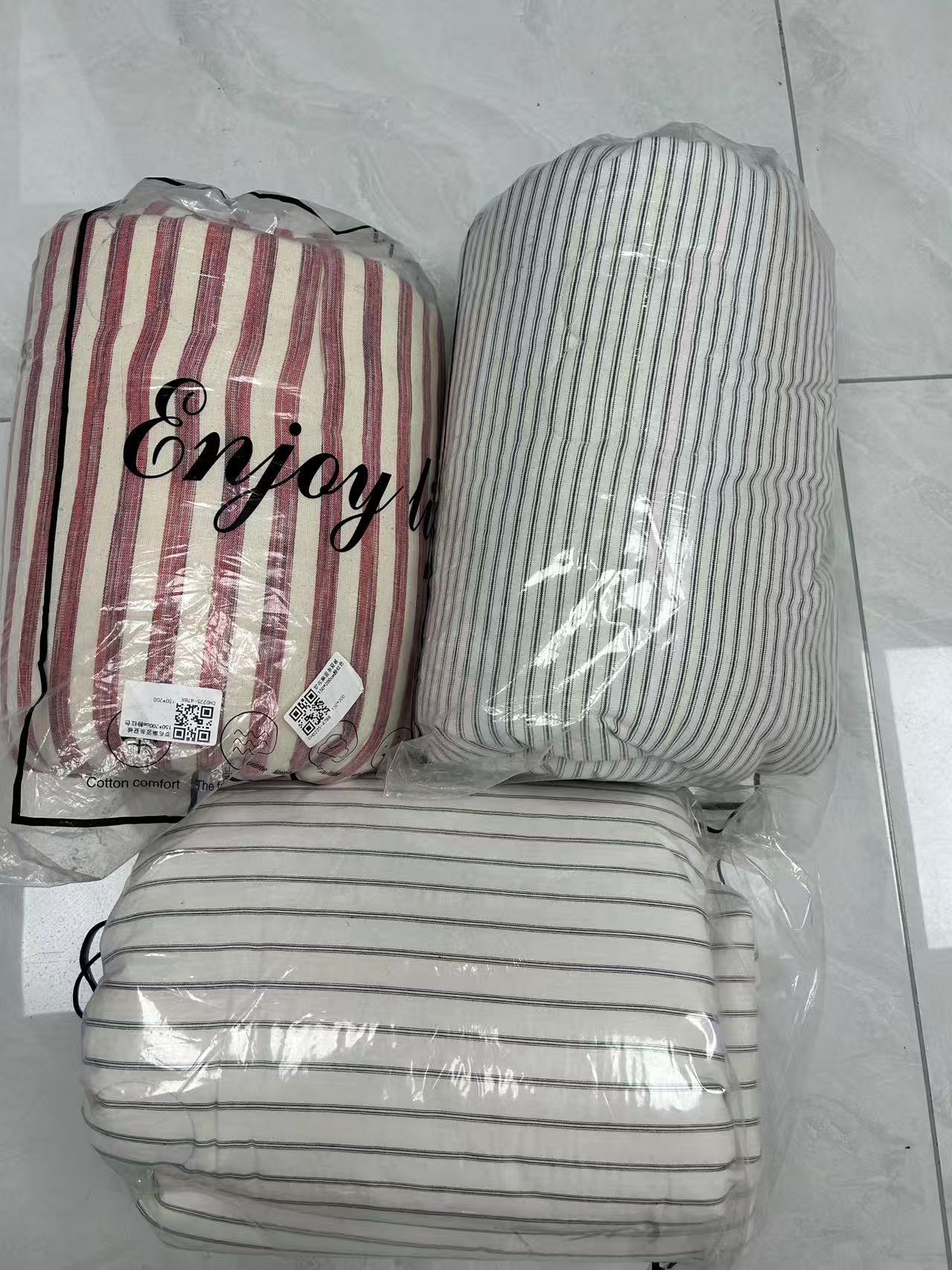 专享【京かわ会社】罗布麻竖条夏被150*200cm 不挑花色  竖条纹