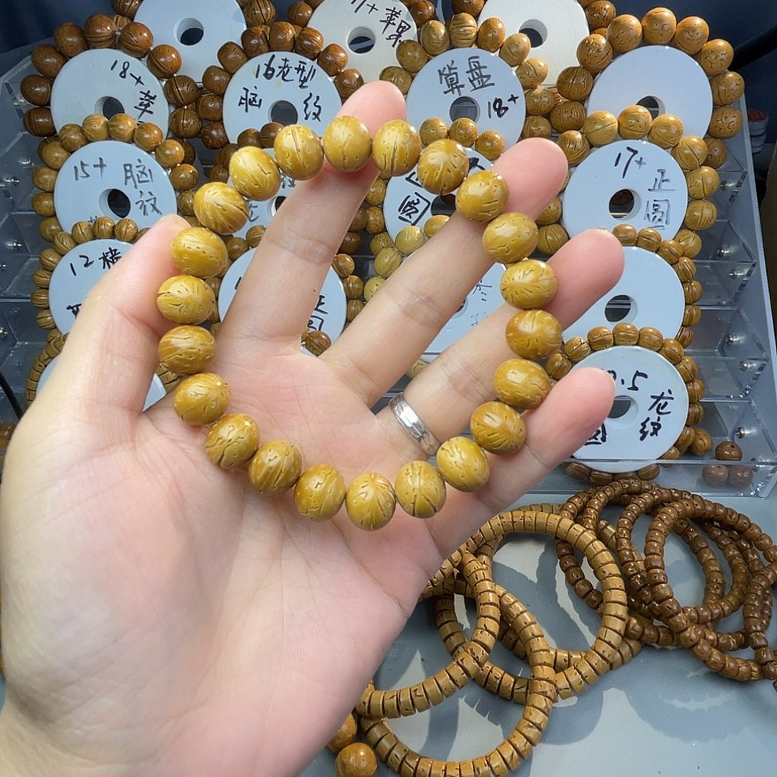 脑纹桃核11+横打算盘