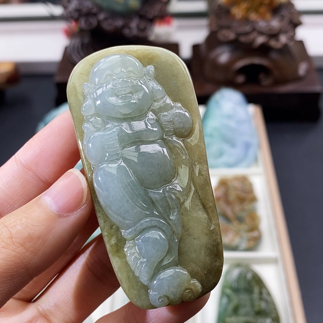 颈饰未镶嵌翡翠缅甸翡翠a货