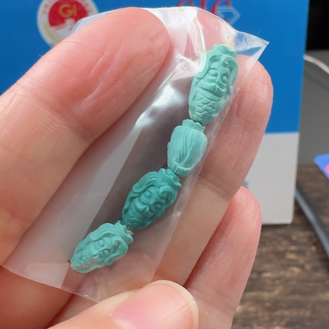 绿松石珠宝奇石未镶嵌