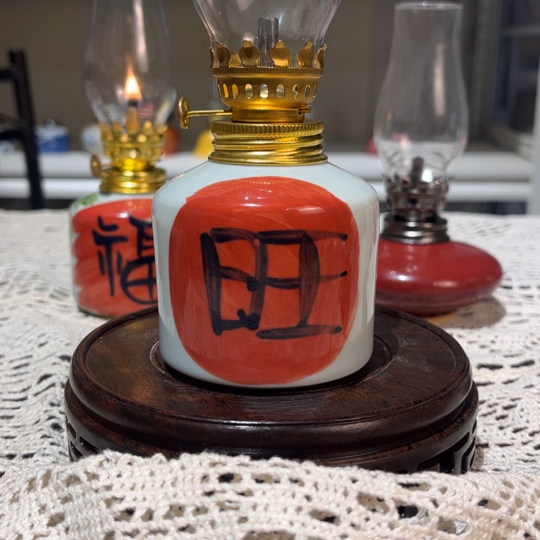 摆件景德镇陶瓷香薰灯