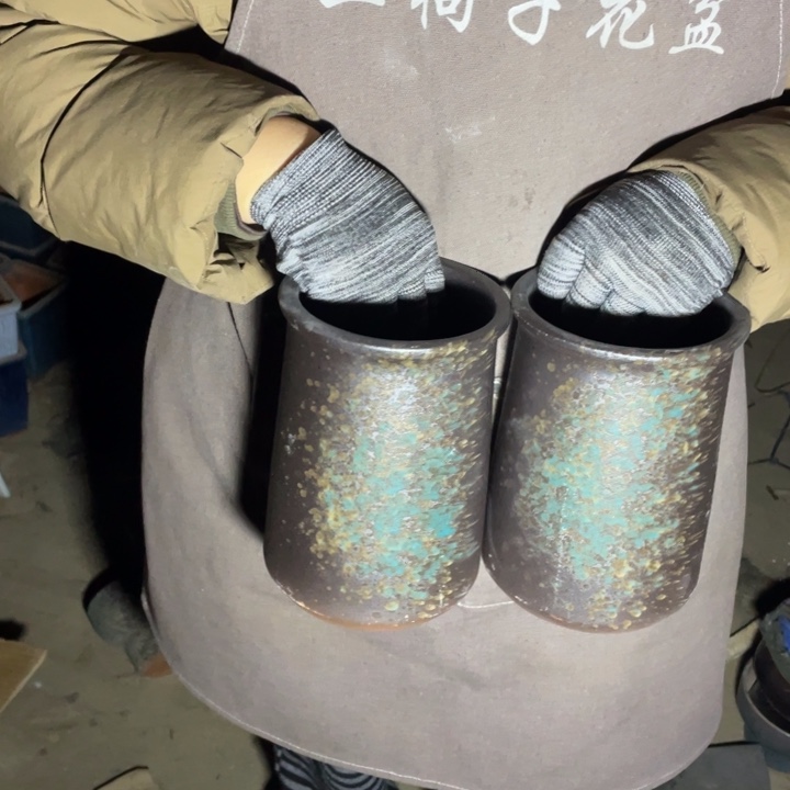 花盆紫砂口12高18正品正品