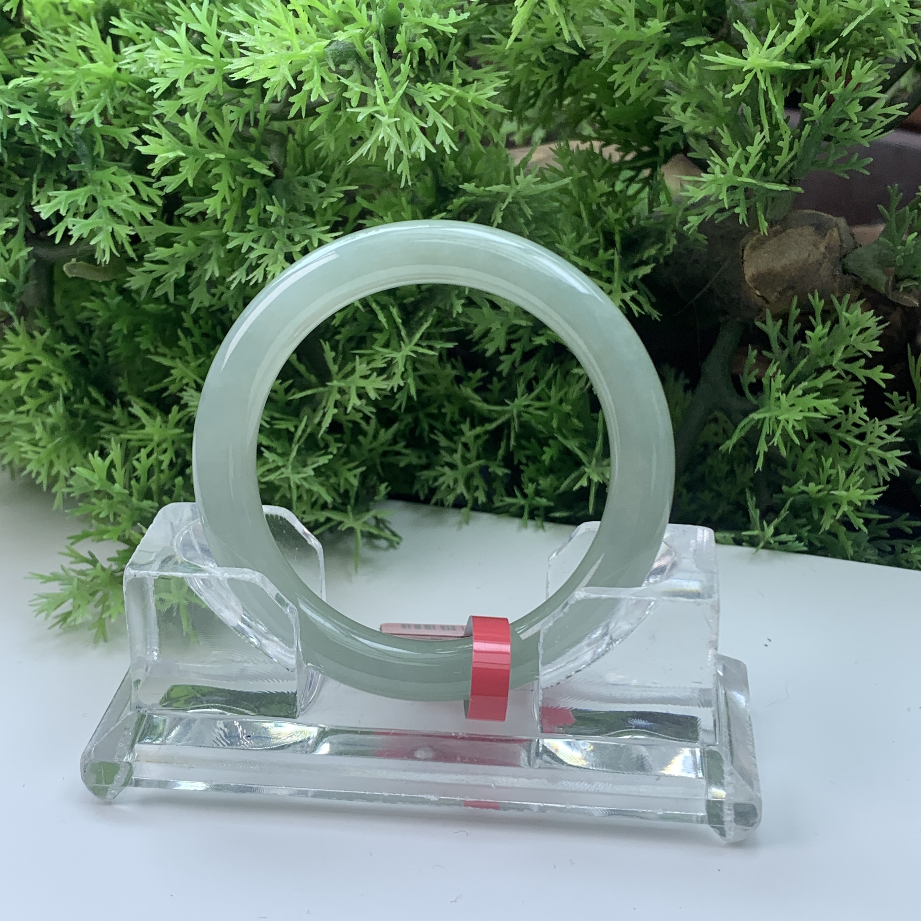 【刘思懿】天然缅甸A货翡翠手镯-Q-6