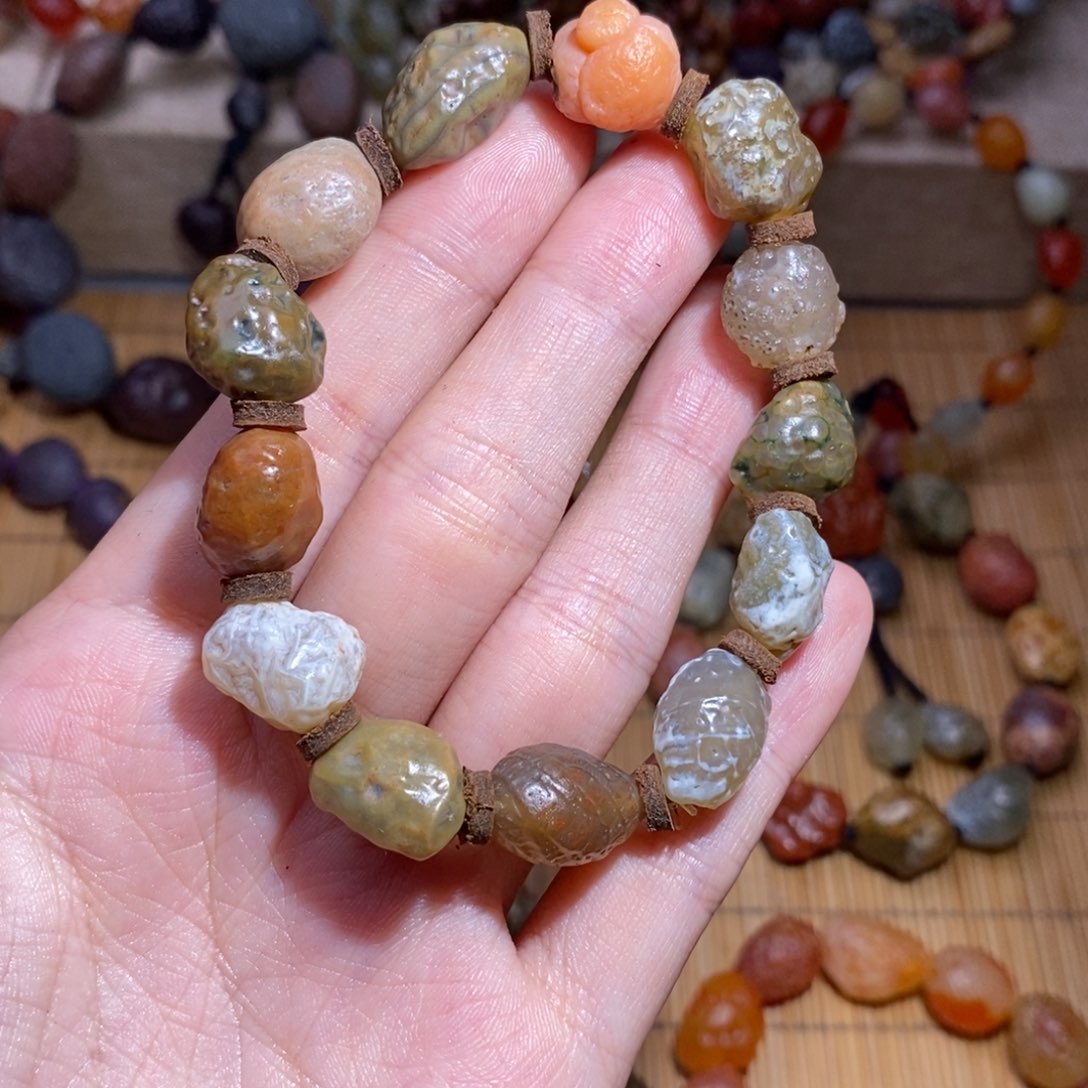 玛瑙/玉髓手链未镶嵌