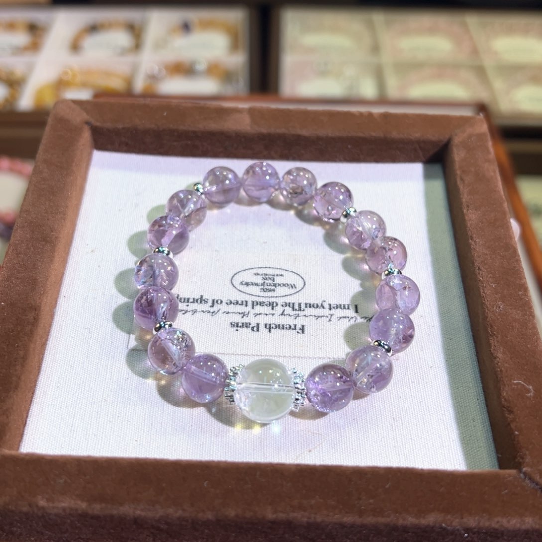 水晶手链未镶嵌紫水晶