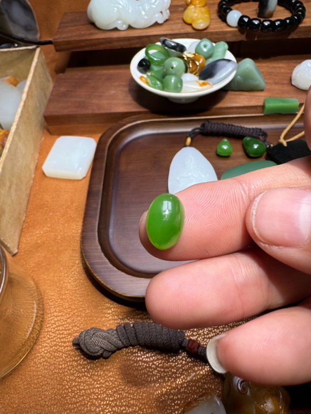 和田玉碧玉苹果绿