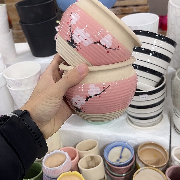 福利价陶瓷花盆全场10包邮