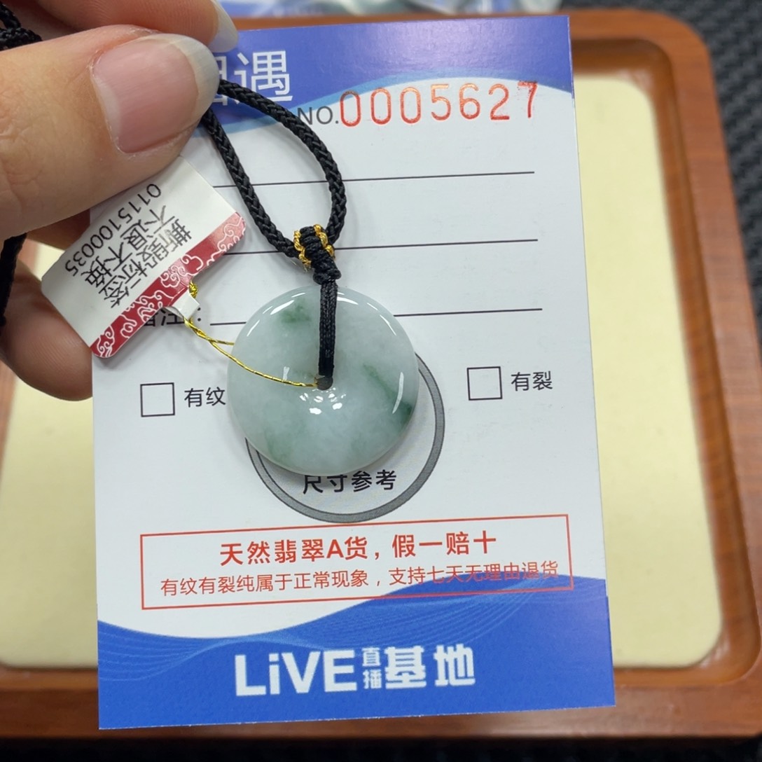 翡翠颈饰未镶嵌翡翠吊坠x 5627