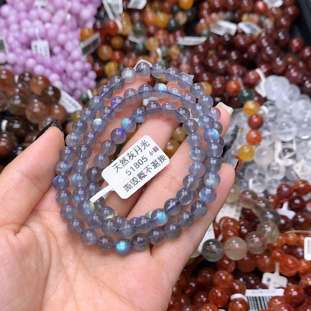 未镶嵌手链长石手链