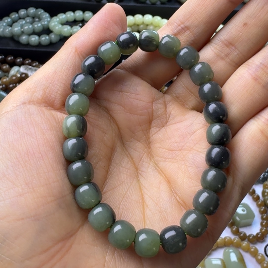 手链未镶嵌和田玉散***拉