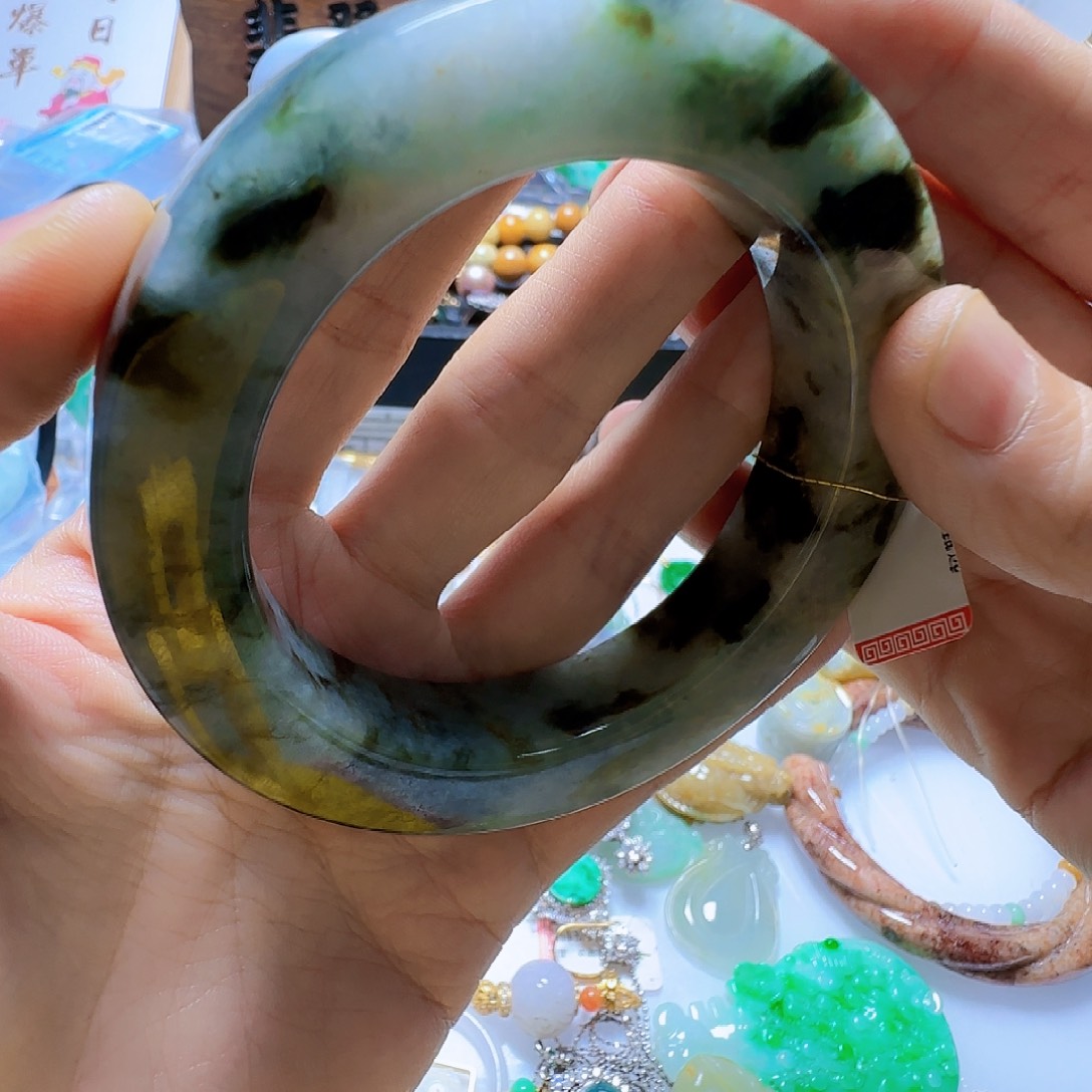 翡翠未镶嵌手镯翡翠380