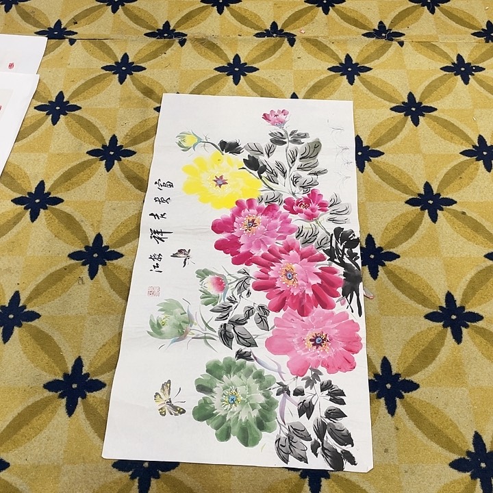 国画振江三尺花鸟000