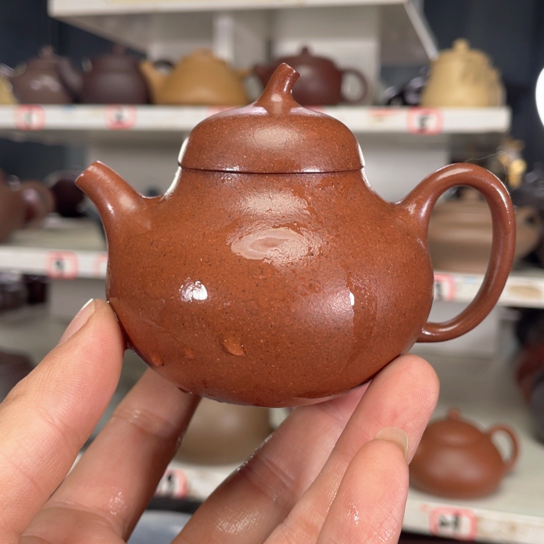段泥茶壶底槽清半手工150毫升