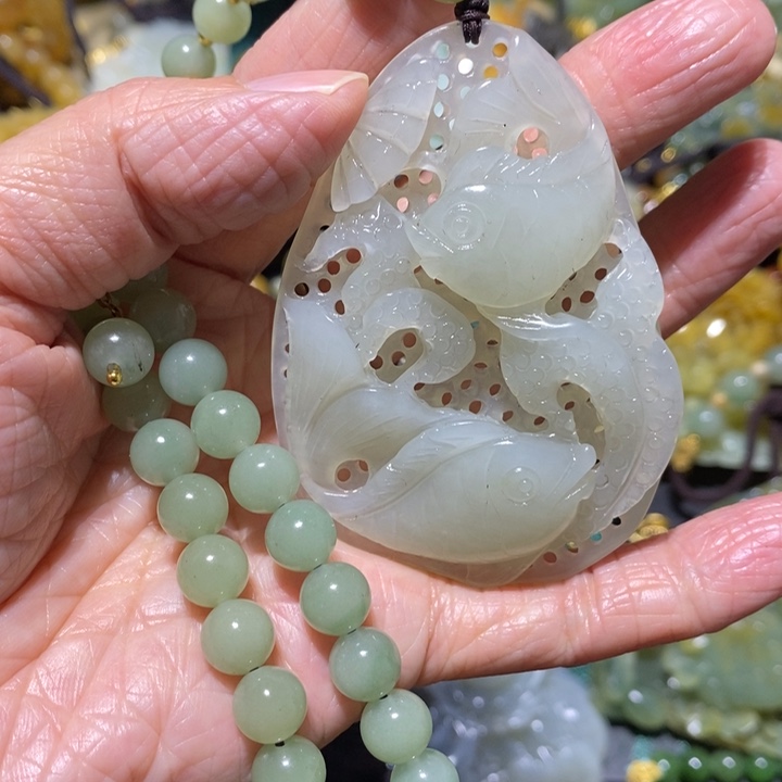 岫玉岫玉吊坠未镶嵌