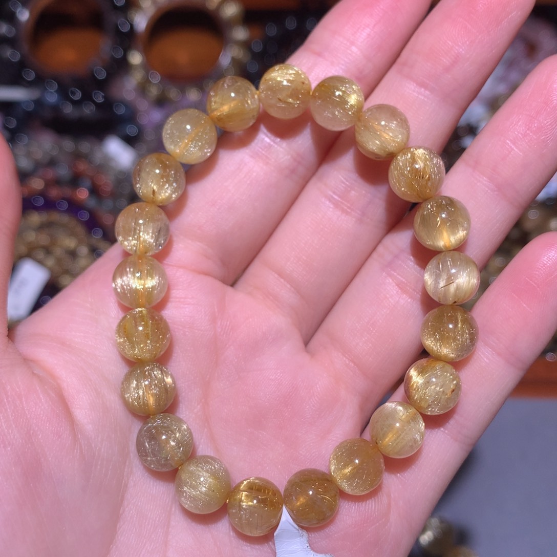 水晶手链未镶嵌金发9m