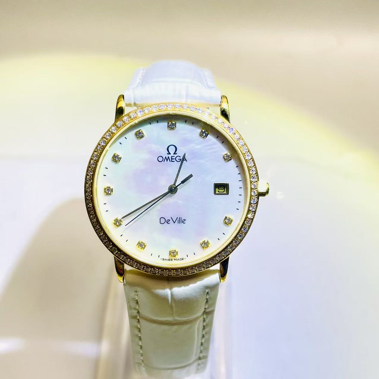 95新 Omega/欧米茄 蝶飞系列/石英/32.5mm/单表/1830