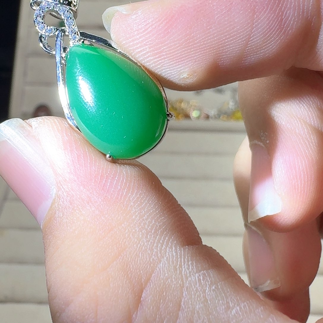 芙蓉石戒指银S925镶嵌