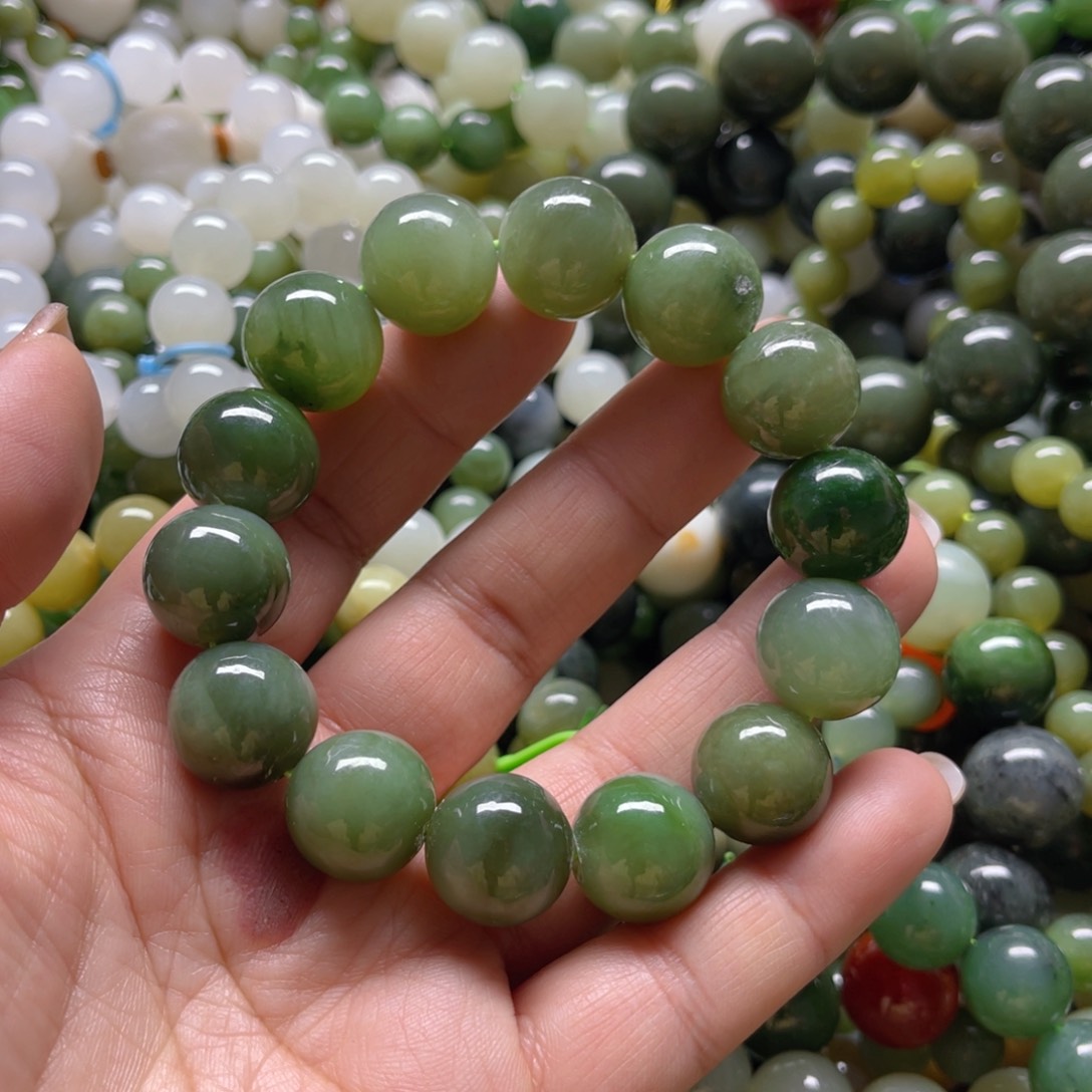 和田玉手链未镶嵌